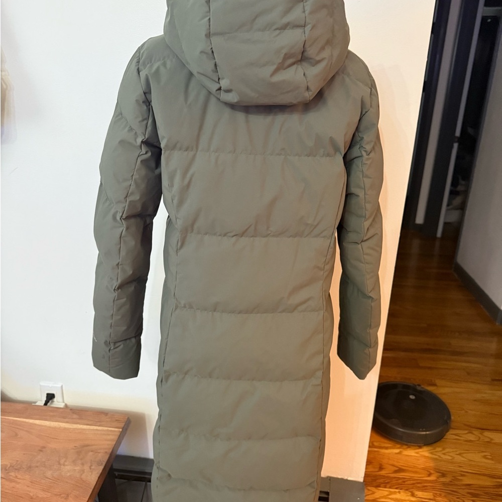 Eddie Bauer Long Parka Jacket Glacier Peak Green Small - Picture 3 of 8